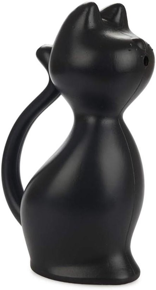 Zwarte Kattenvormige Gieter Miauw - Capaciteit: 2L, Kunststof, 30 cm
