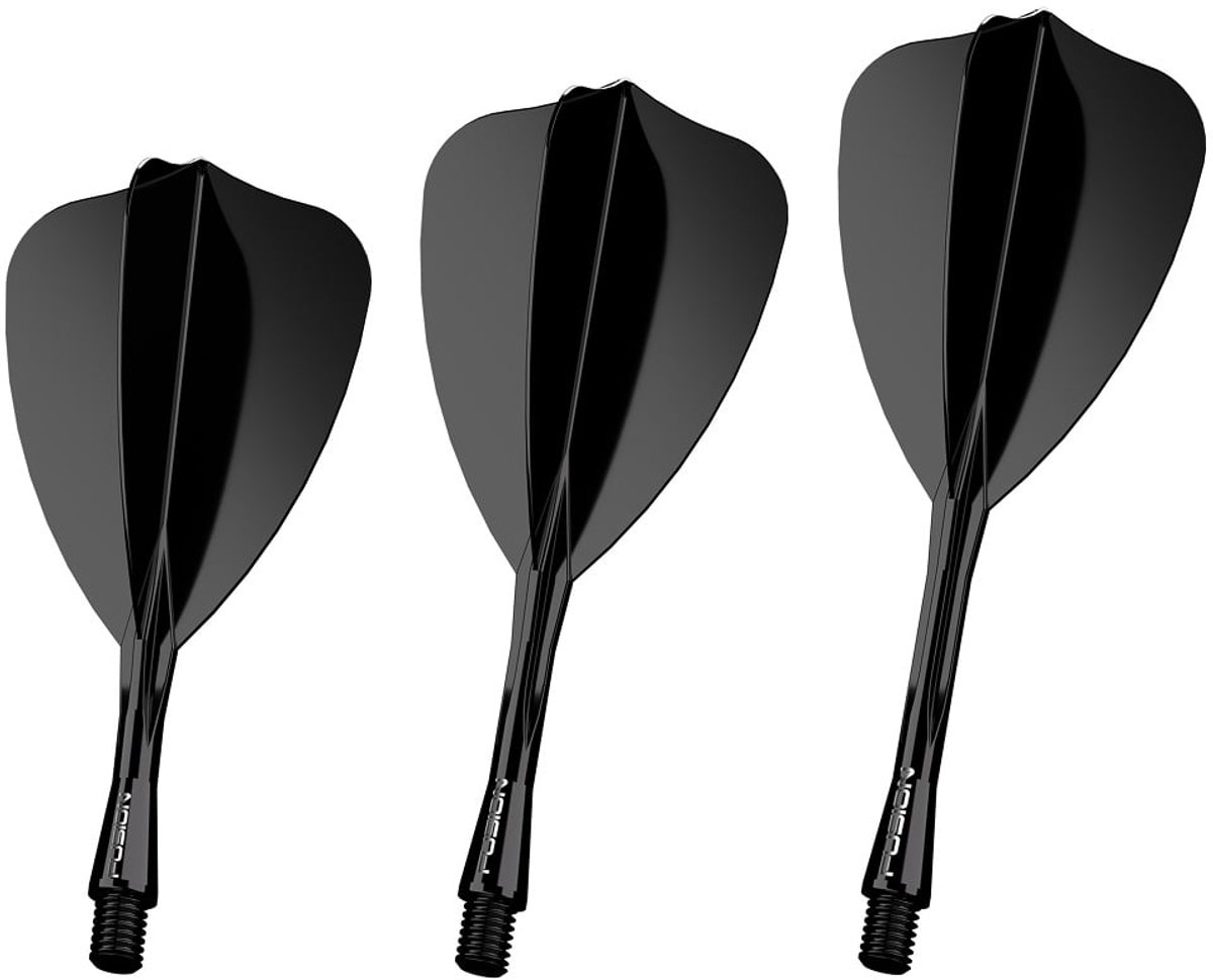 Winmau Fusion Arrow Black - Dart Flights Medium