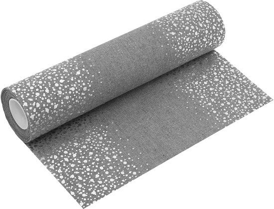 100%Mosel tafelloper vlieseline in lichtblauw (30 cm x 25 m), elegante tafeldecoratie voor verjaardagen en bruiloften, kleurrijke versiering voor speciale gelegenheden