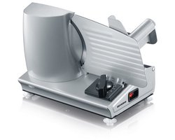 Severin AS 3915 Snijmachine - instelbaar van 0 tot 15 mm - snijden van brood, kaas, vleeswaren en…