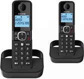 Alcatel F860 DUO EU Téléphone DECT Identification de l'appelant Noir