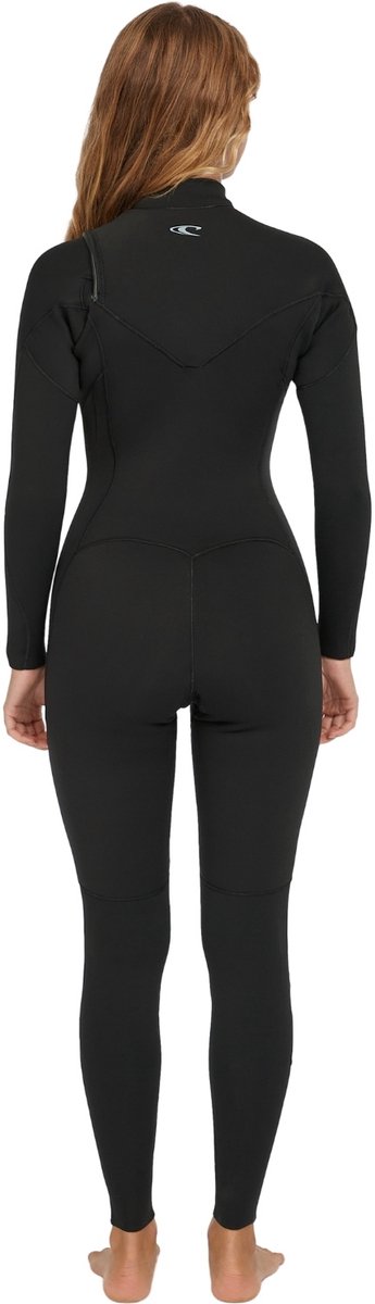 2025 O'Neill Dames Epic 4/3mm Borst Ritssluiting Wetsuit - Black