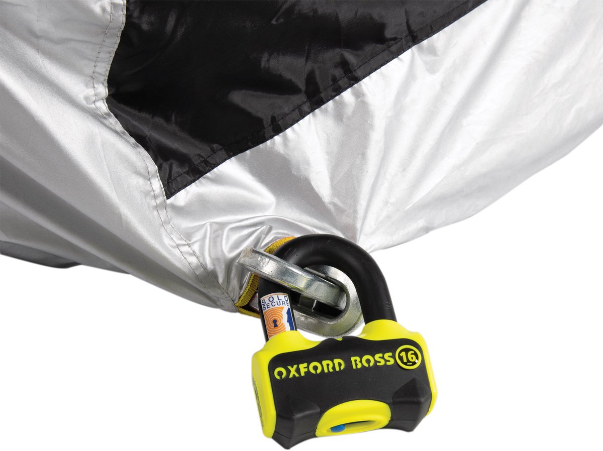 Oxford Aquatex Motorhoes - Scooterhoes - CV204- Oxford Waterdicht - Inclusief Opbergtas - Gesealde Naden - Voor Binnen en Buiten – Universeel - Maat L - 246 x 104 x 127cm (l x b x h) – foto 7