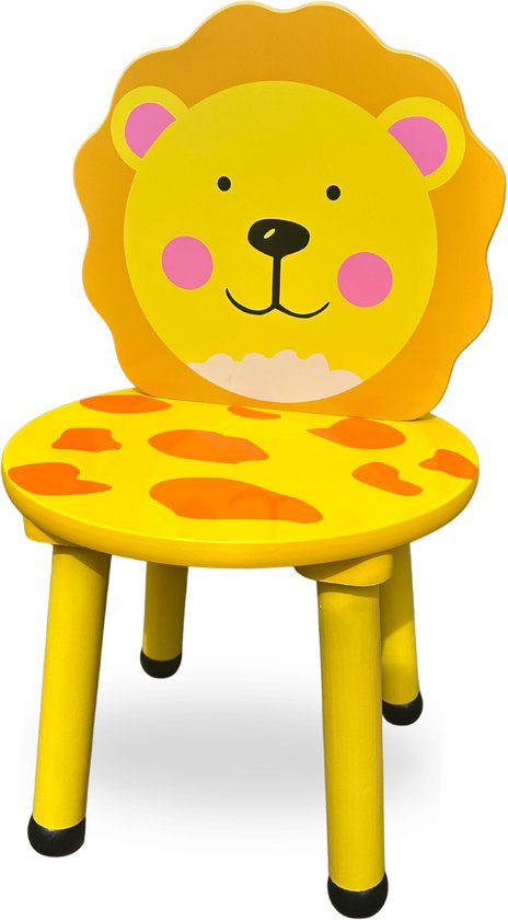 Foto: Bdgoods kinderstoeltje voor peuter leeuw kleuterstoel kinderzetel peuterstoel kinderstoel hout kinderkrukje kleurrijk speelgoed voor kind kinderspeelgoed 2 jaar kinderspeelgoed 3 jaar kleuterstoeltje hout baby stoel