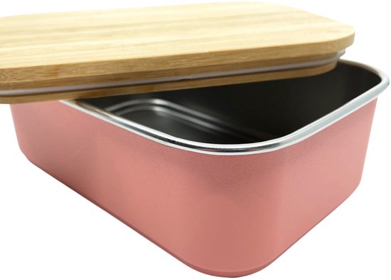 Smikkels - Boîte à pain Lunchbox en acier inoxydable - 900ml - Blanc doux