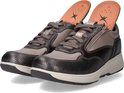 Oranje Xsensible stretchwalker binnenzolen met perforaties.