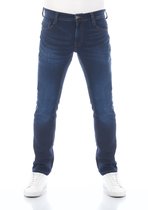 Mustang Heren Jeans Broeken Real X Oregon tapered Fit Blauw Volwassenen Denim Jeansbroek Spijkerbroek heren