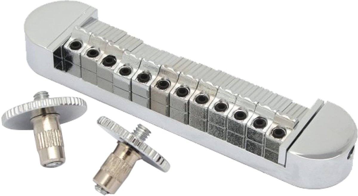 Duesenberg Duesenberg 12-String Bridge Chrom, M4, Abst. 73,5mm - Gitaaronderdeel