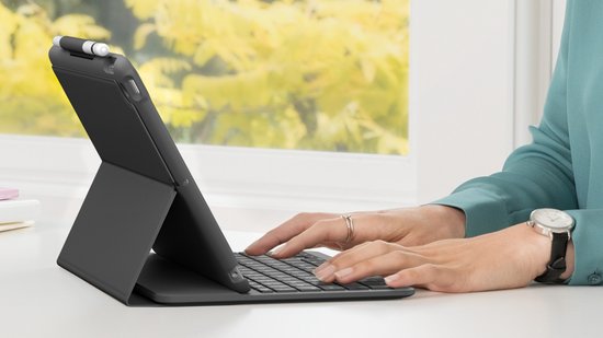 Logitech Slim Folio toetsenbord voor iPad (7e generatie) - QWERTY