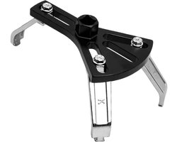 Verstelbare borgring voor brandstofpomp - Auto-accessoire - Eén stuk - Zwart - 3 armen - Voor universele brandstofpompen