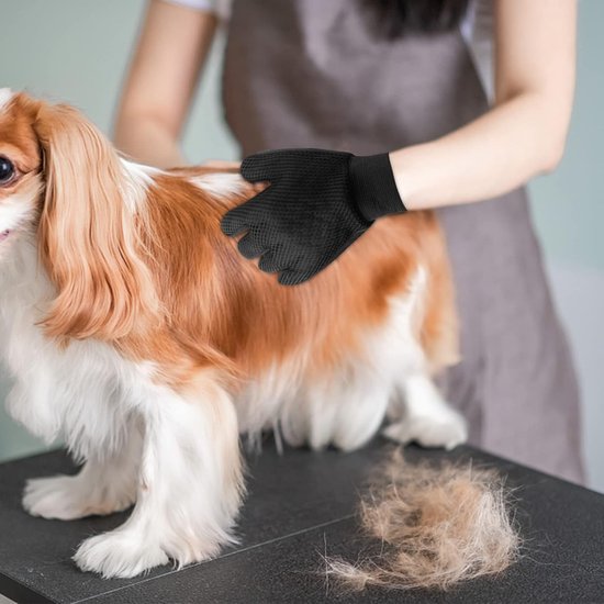 Siliconen Hond Borstel Handschoen Zachte Efficiënt... – Grandado