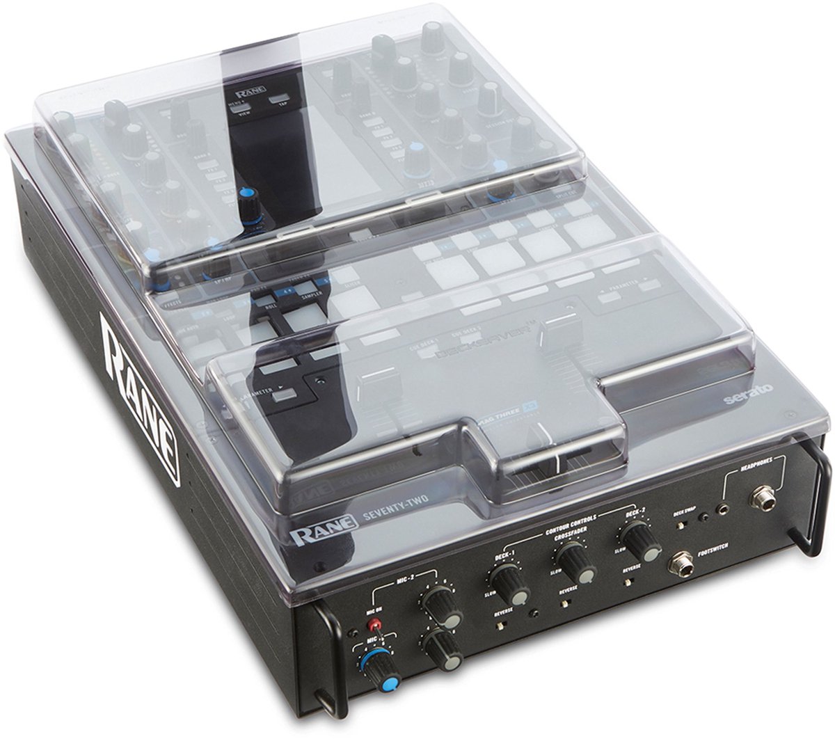 Decksaver Rane Seventy und Seventy-Two (MK1, MK2) Cover - Cover voor DJ-equipment