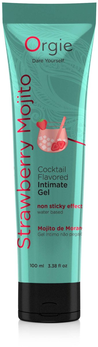 Goedkoopste Orgie - Lube Tube Cocktail Strawberry Mojito 100ml