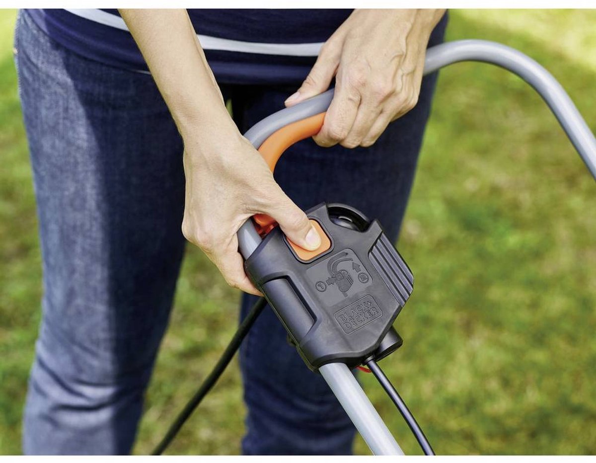Afbeelding 3 van Black & Decker Grasmaaier, Grastrimmer Elektrisch Set Incl. grastrimmer 1000 W/250 W Snijbreedte max. 32 cm