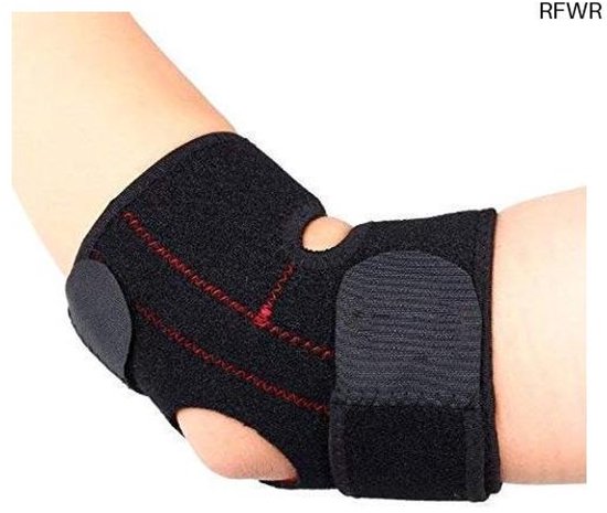 Foto: Rfwr neopreen elleboogbandage voor tenniselleboog en fitness ondersteuning en pijnverlichting