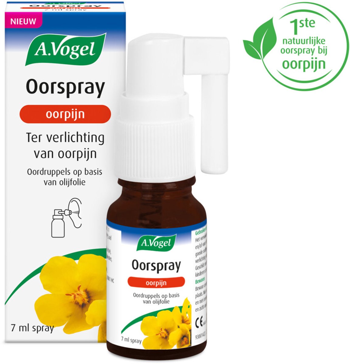 Goedkoopste 2x A.Vogel Oorspray Oorpijn 20 ml