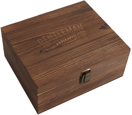 Whisky set van roestvrij staal