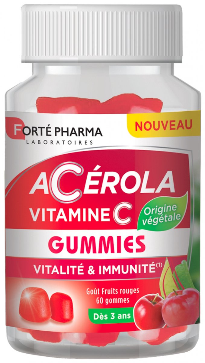 Goedkoopste Forté Pharma Acerola Vitamine C 60 Gummies