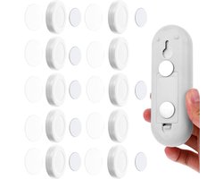 Magnetische Afstandsbediening Houder Muur Mount - Houders Zelfklevend - Afstandsbediening Organizer Voor Home Office TV - AC Controller Opslag - Set van 10 - Handige Accessoire
