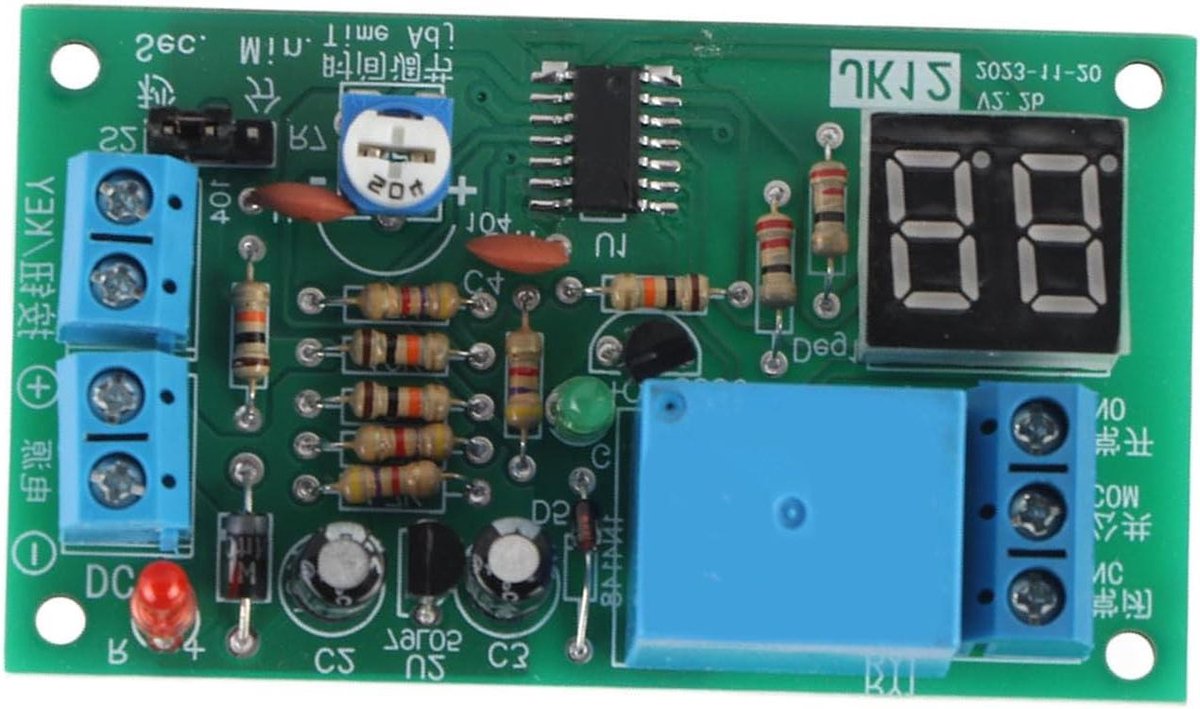 Inovra Plus - LED-display Countdown Timing Timer voor automatisering en vertragingsschakelsysteem met DC12V - Schakelrelaismodule
