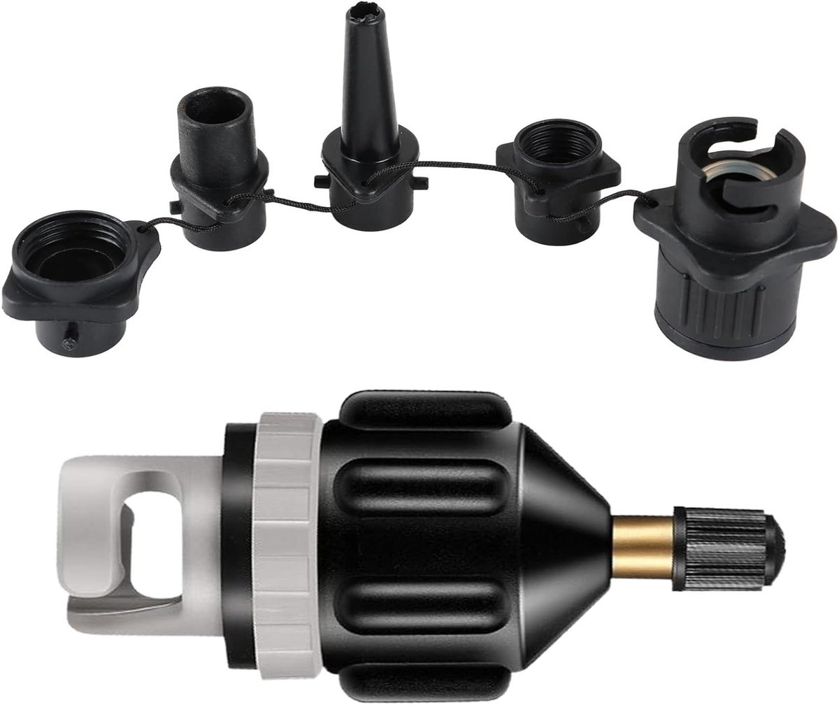 Allecto Plus - 4-in-1 ventieladapterpakket voor SUP-accessoires en opblaasbare boten