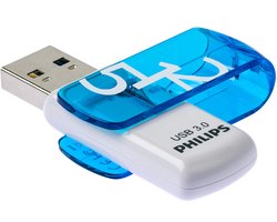 Philips Vivid Edition Super Speed 3.0 USB-flashdrive USB-stick 512 GB met draaibare kap voor pc, laptop, computergegevensopslag, leessnelheid tot 120 MB/s