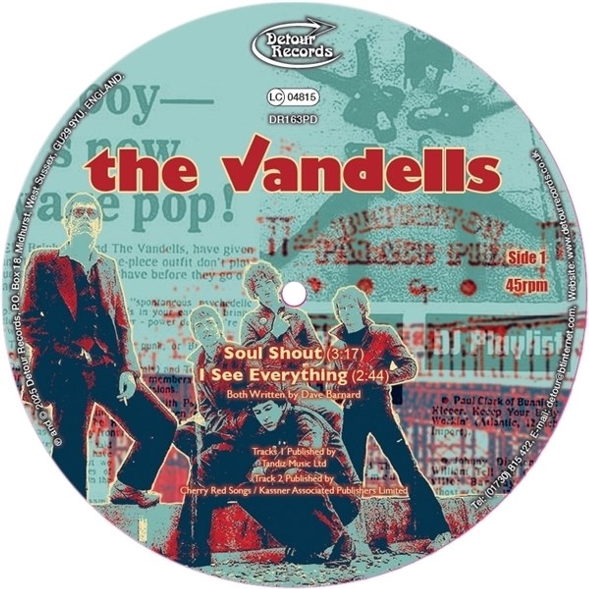 The Vandells - Soul Shout (7" Single) (Picture Disc)