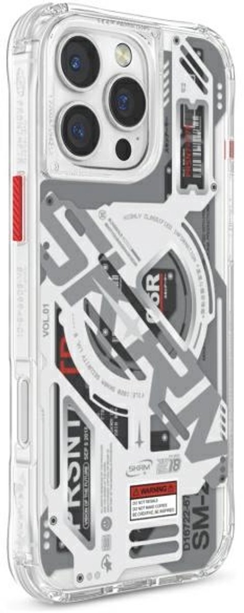 Skinarma Case Ekho Voor Iphone 16 Pro Max 6.9 Magnetisch Opladen Transparant