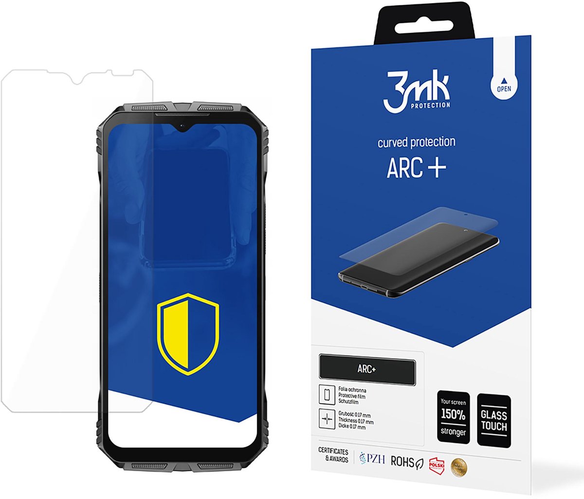 3Mk Arc+ Gehard Glas Voor Doogee S Punk Volledige Bescherming Tegen Schade