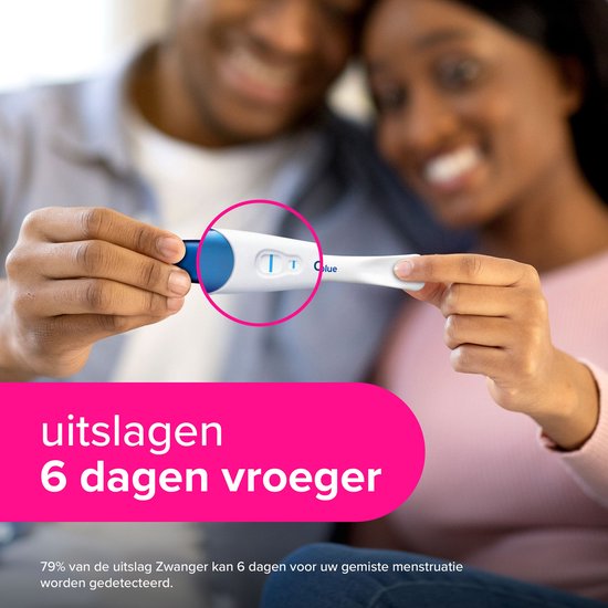 Clearblue Zwangerschapstest Ultravroeg (10mIU) - Uitslag 6 Dagen Eerder - 2 Testen