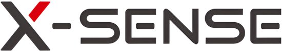 X-SENSE logo met een rode accentstreep op de X.