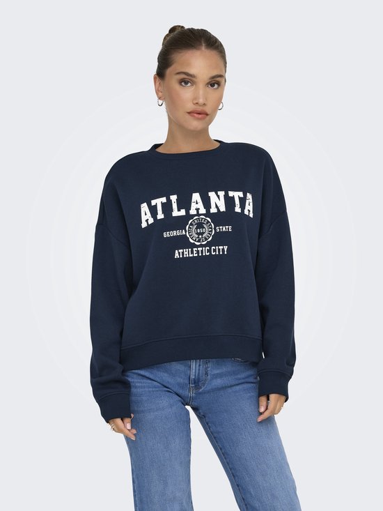 Pull Only Onlsweat Life L/s Crew O.size State 15254183 Sky Captain/Atlanta Femme Taille - XL