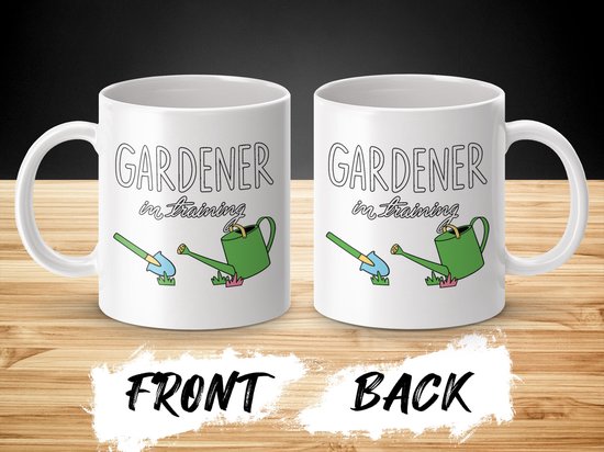 Tuinman in Opleiding Mok, Grappige Tuin Mok, Cadeau voor Tuinman, Planten Mok, Tuinieren Cadeau, Nieuwe Tuinier Mok
