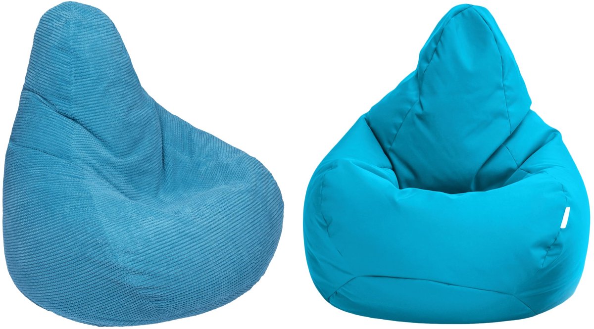 Ibenzoa® Comfortabele XXL Zitzak voor Binnen en Buiten met Rugleuning en EPS Vulling