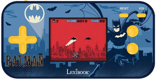Batman Compact Cyber Arcade® Pocket Gaming Console met kleuren LCD 2.5'' en 150 spelletjes waarvan 10 uit het Batman universum