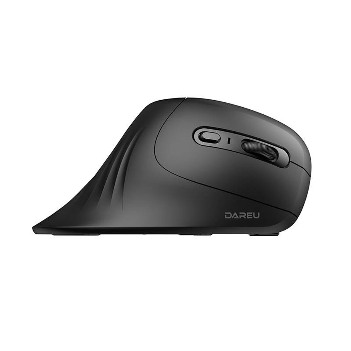 DAREU - Verticale Draadloze Ergonomische Muis - Rechtshandig - Optisch 1600 DPI - Zwart