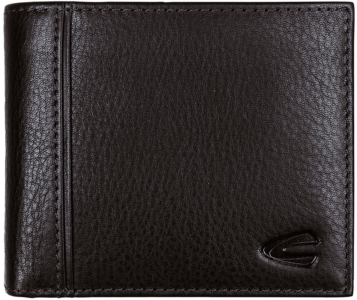camel active portemonnee Pine Jeans Wallet Black zwart