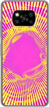 Coque Xiaomi Poco X3 NFC - Art - Ray - Psychédélique - Coque de téléphone en Siliconen