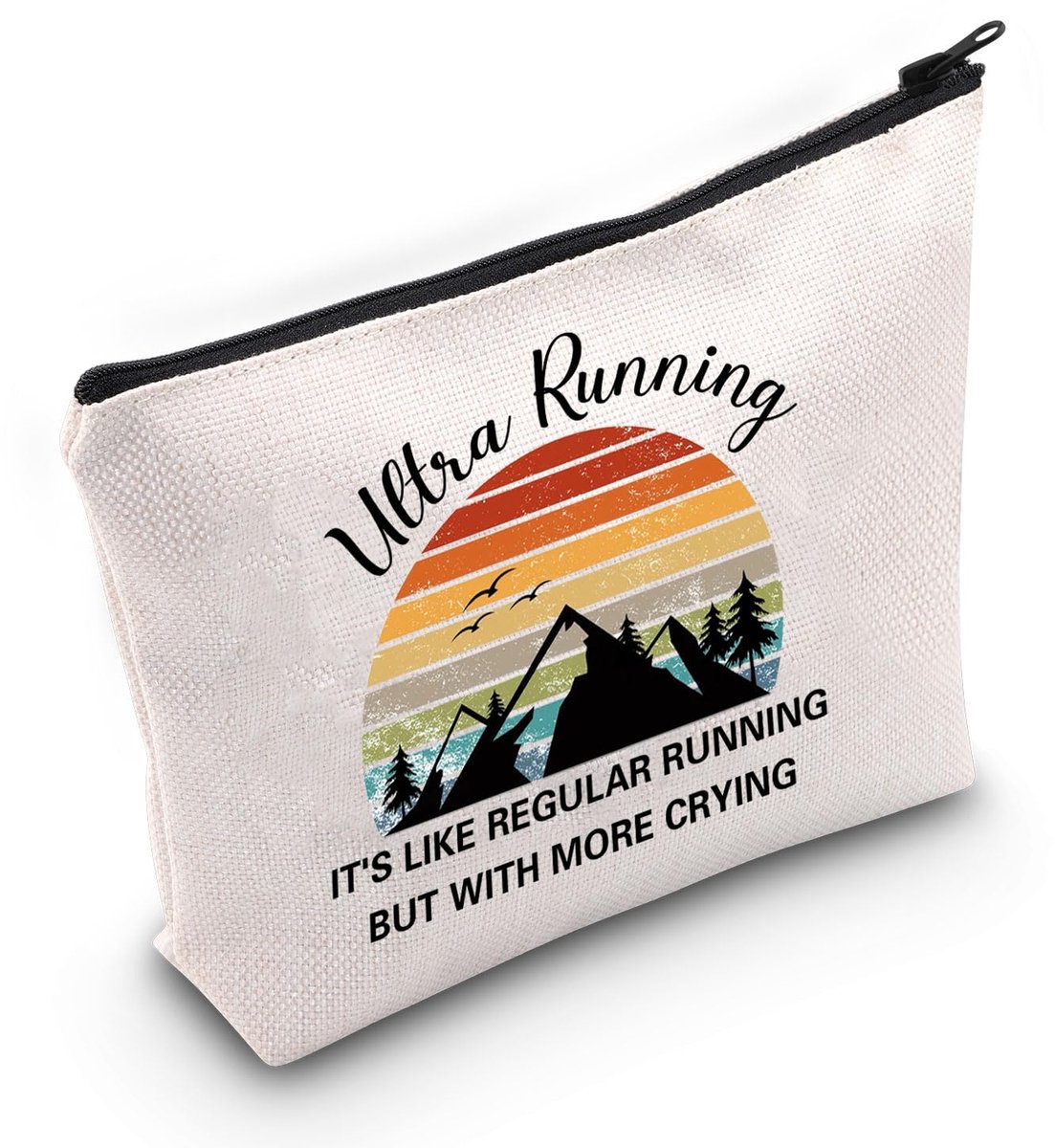 Marathon Runner Appreciation Gift Ultra Running Makeup Bag Trail Runner Cosmetic Bag Running Lover Gift, Ultra Running Bag