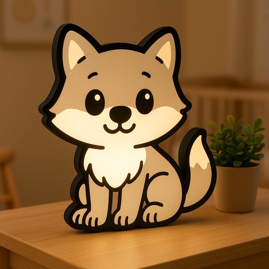 Cartoon laarzen led oogbescherming bureaulamp (meisje roze
