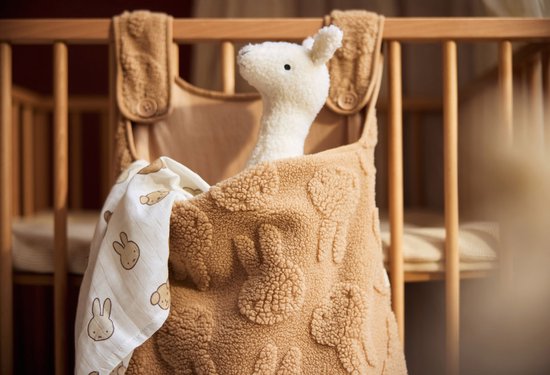 Jollein x Nijntje Boxzak - 65x42cm - Miffy Jacquard - Teddy Biscuit - Boxopbergzak — afbeelding 4
