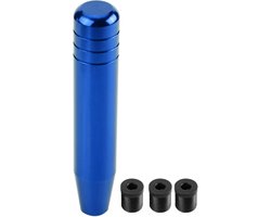 Universele versnellingspook voor auto, 18 cm, handmatige schakelpook, aluminiumlegering, blauw