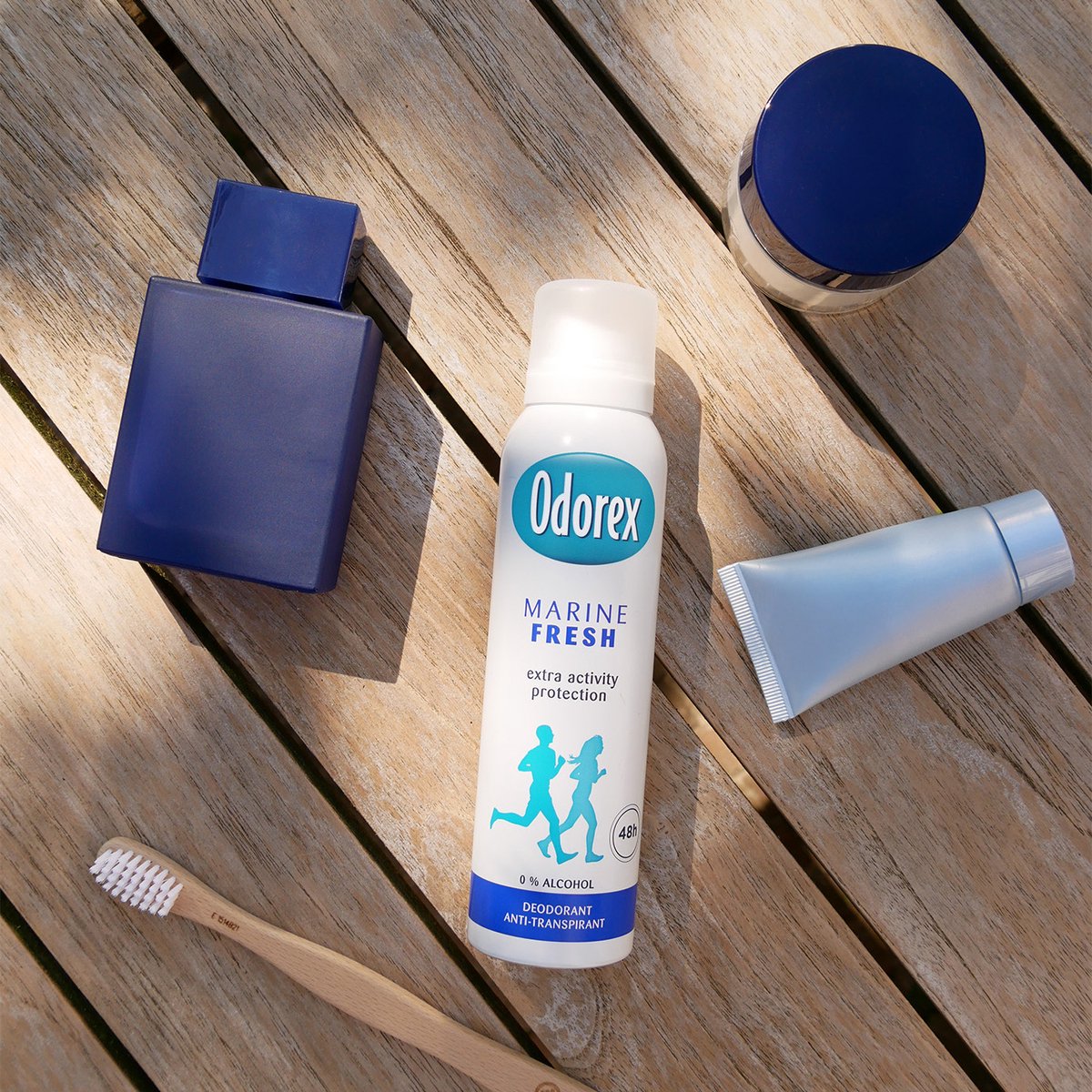 Odorex Women Deospray „Marine Fris“ 3er Pack – Anti-Transpirant, 0% Alkohol, 150 Ml, 24h Schutz