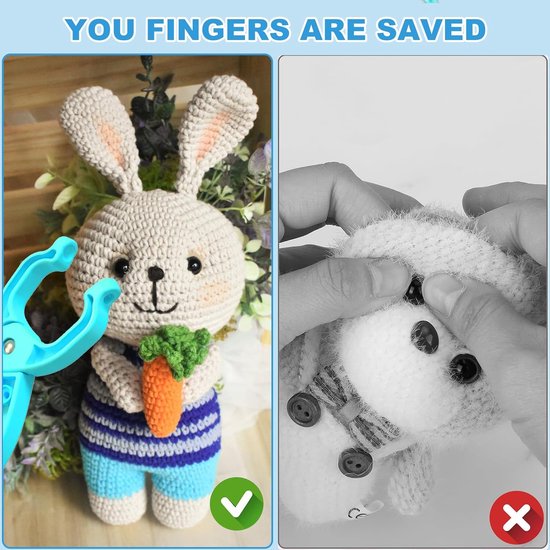 Pince à Yeux De Sécurité Pour Amigurumi Et Peluches - Kit Outil Professionnel Pour Yeux De 5 à 30 Mm