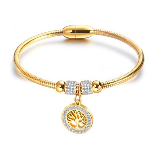 Bracelet Arbre de Life en Or