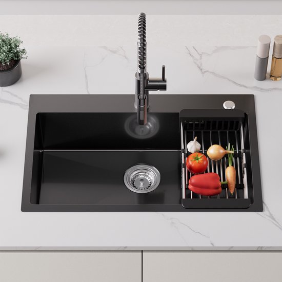 Nurion Spoelbak RVS 40 x 40 – Spoelbak Keuken - .nl - Grootste in elektrische verwarming Officiële Quality Heating