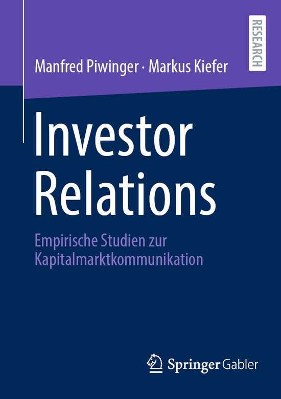 Business and Economics (German Language) - Investor Relation ... - cover
