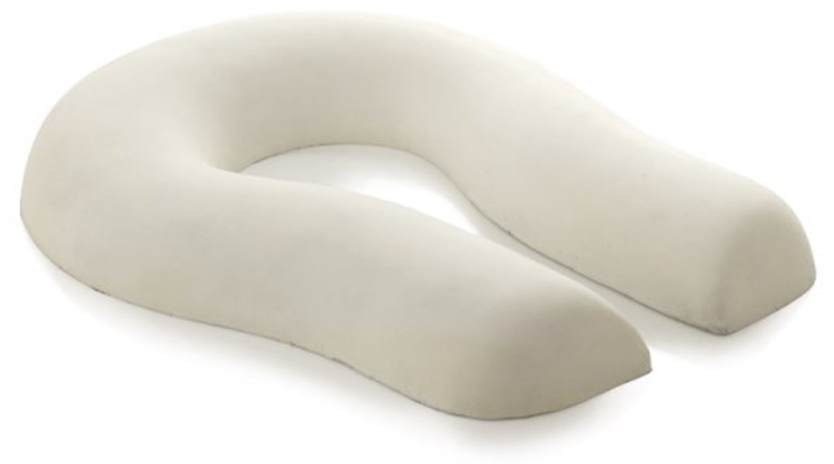Moretti Memoryfoam kussen u vorm - Comfortabel ondersteunend - Blauw