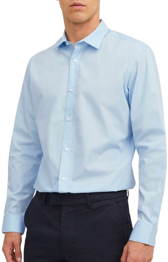 Jack & Jones Essentials Joe Plain Overhemd Heren - Maat XL