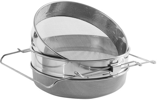 ZffXH Honey Stainless Steel Double Bee Sieve Debris Strainer Filter van ZffXH — afbeelding 3